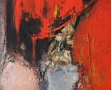 Komposition 9.113 - Mischtechnik auf Leinwand - 80x120