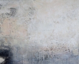 Komposition  9.134 - Mischtechnik auf Leinwand - 140x70