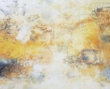 Komposiion  10.099 -  Mischtechnik auf Leinwand  - 140x80